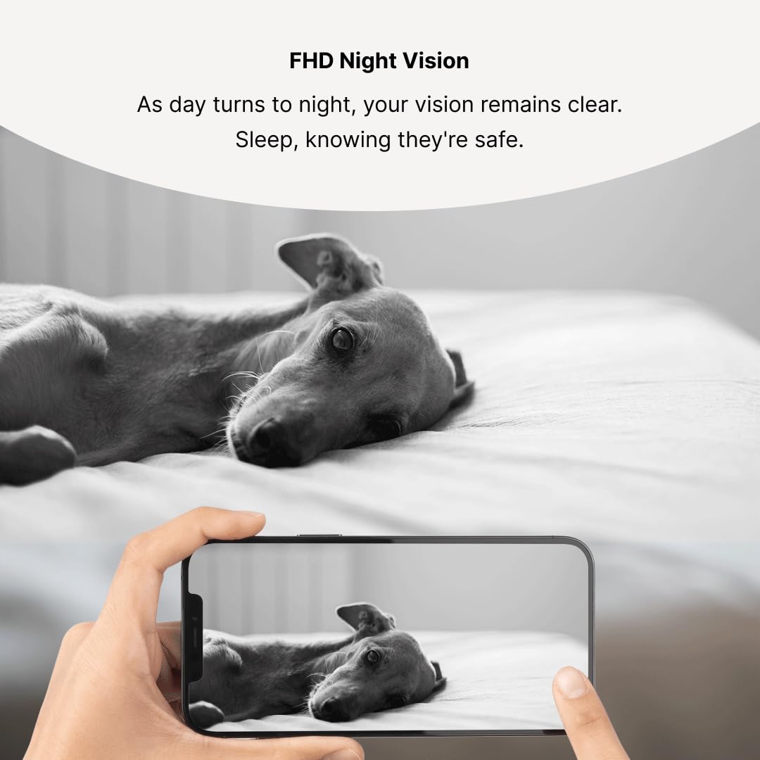 WaggleCam 2K | 360° Pet Camera with Treat Dispenser, Privacy-Enabled Built-in Storage, Free Video Streaming for Pets, Motion Alerts, Night Vision & 2-Way Audio