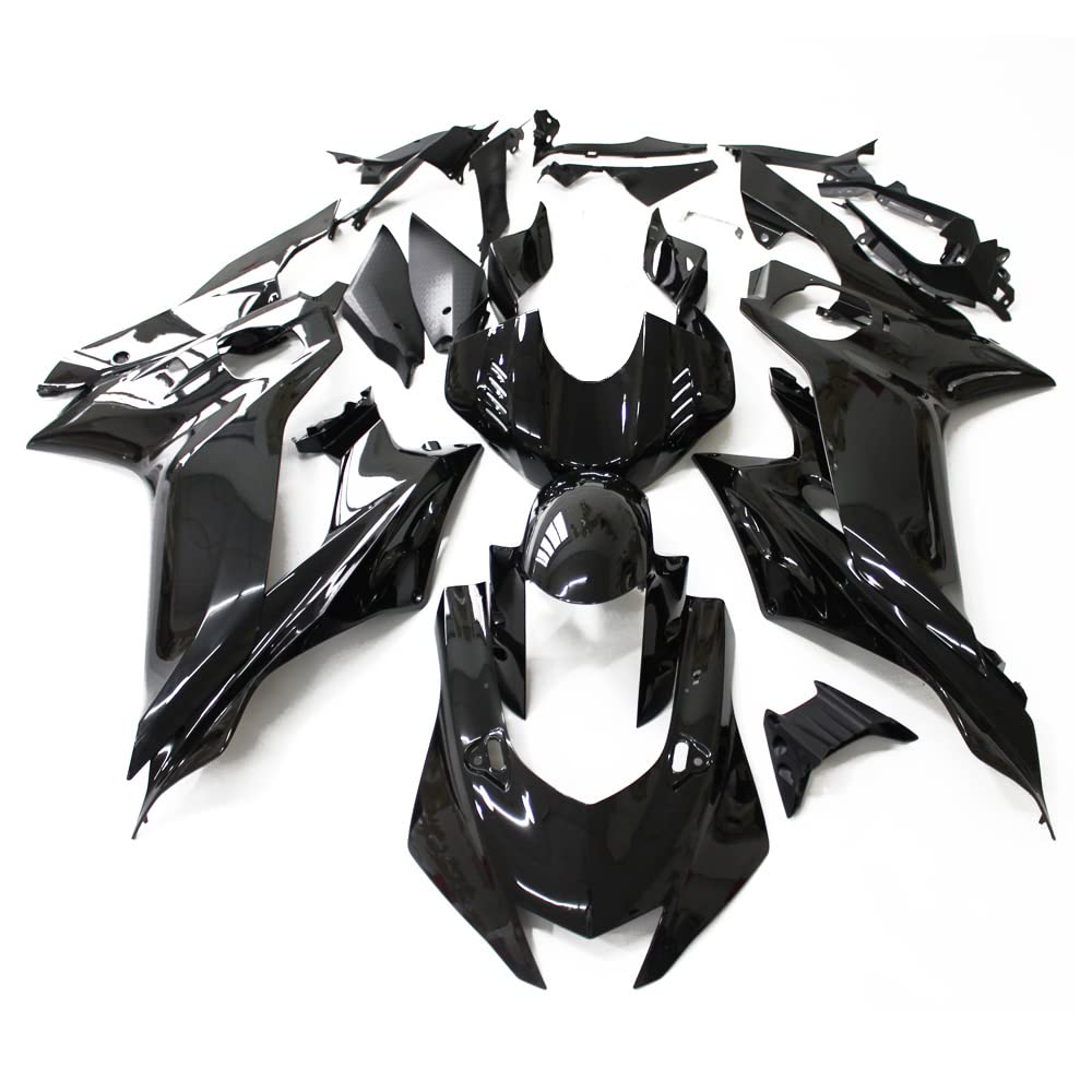 ZXMT Motorcycle Fairing Kit Glossy Black Fairings for YAMAHA YZF R6 2017 2018 2019