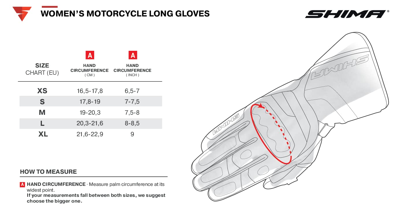 SHIMA MIURA Motrocycle Gloves for Women - Touchscreen Summer Sport Leather Biker Riding Gloves with Protector, Reinforced Palm (Red Fluo, XS)