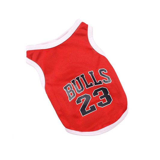 Vavious Dog Vest Summer Fashion Mesh Dog Tshirt Pet Basketball Jersey Shirt Cooling Lightweight Cat Vest Puppy Sleeveless Sport Tank Top Dogs Sun-Protection Pullover Small