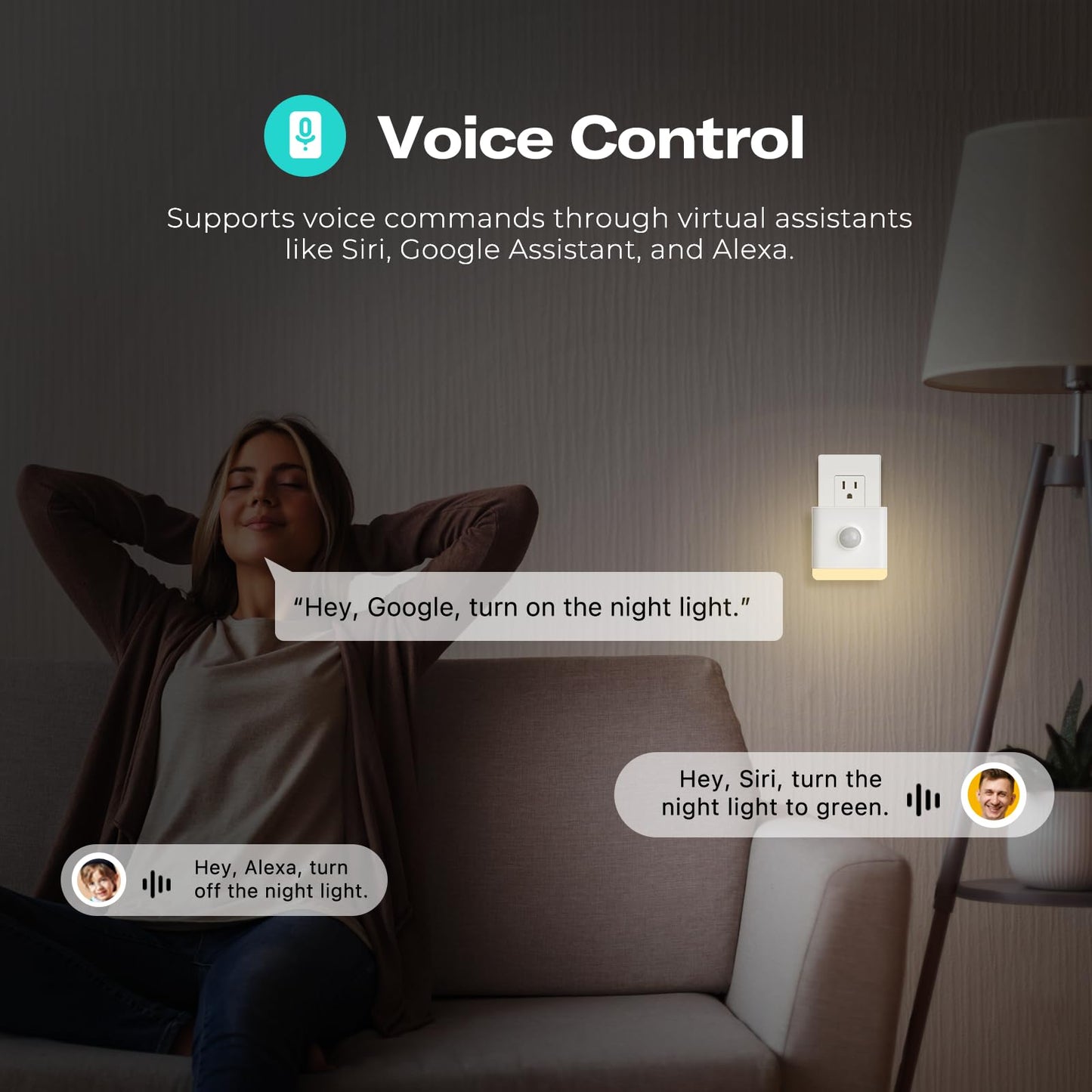 THIRDREALITY Smart Color Night Light, Matter Over WiFi, 3-1 Multi-Functionality, Work with SmartThings, Google Home, Apple Home, Alexa