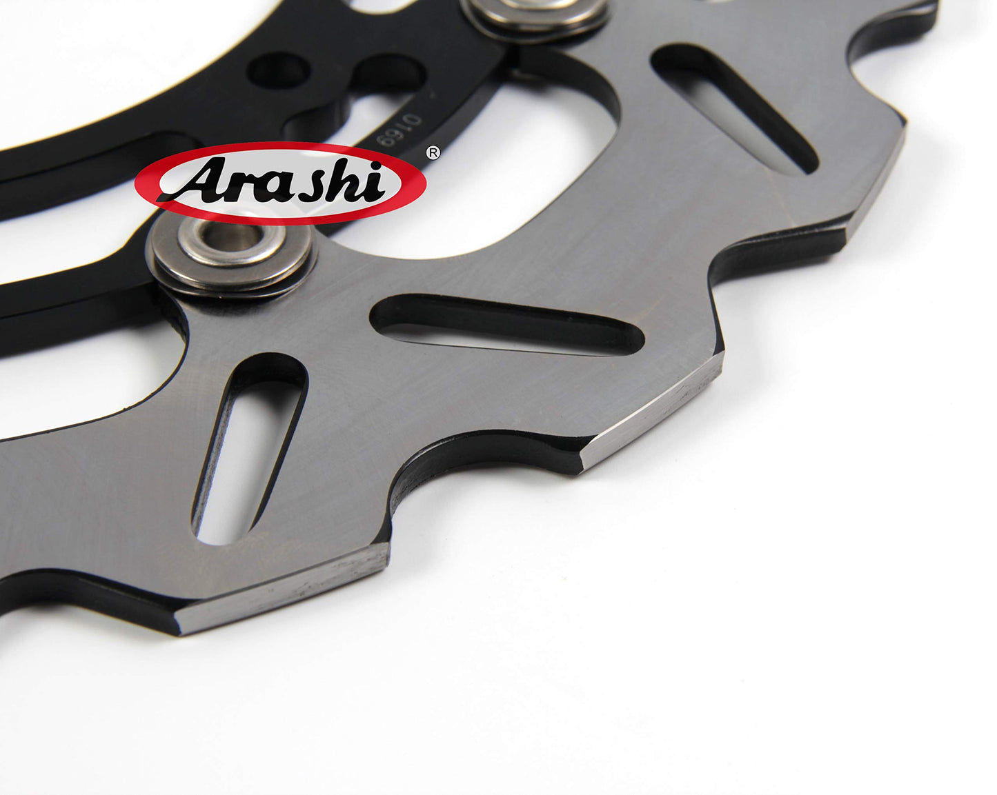 Arashi Front Rear Brake Disc Rotors for Yamaha YZF R6 2005-2016 Motorcycle Replacement Accessories YZF-R6 2006 2007 2008 2009 2010 2011 2012 2013 2014 2015 Black YZF-R1