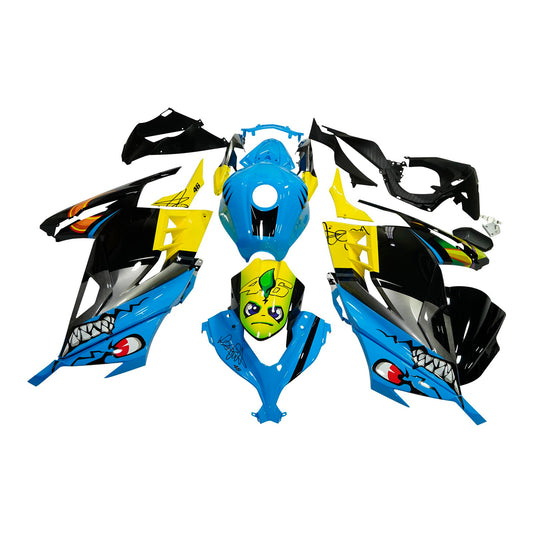ZXMOTO Blue Shark Fairing Bodywork Kit Fit for Kawasaki Ninja300 2013 2014 2015 2016 2017 EX300 ABS