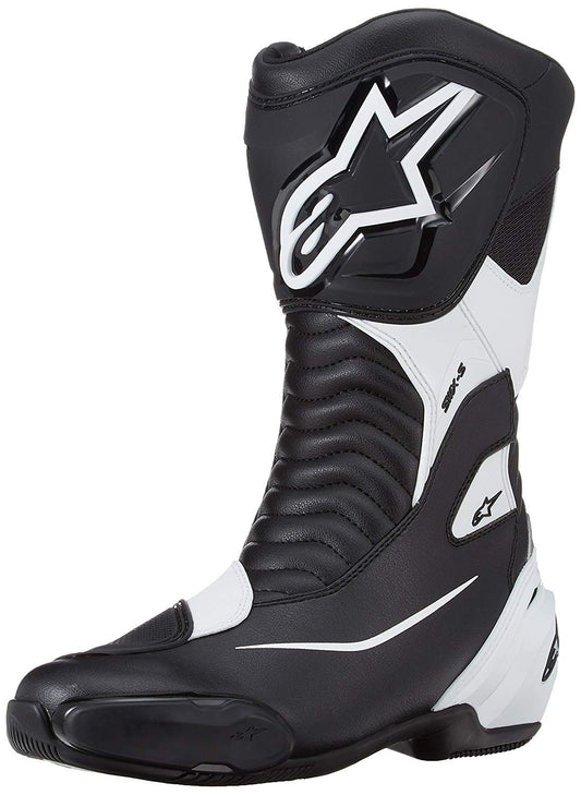 Alpinestars Unisex Motorcycle Ankle Boot, Black White, 11.5 US Men
