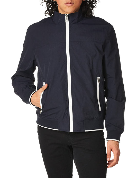 Chaqueta bomber Tommy Hilfiger Yachting para hombre, azul marino, talla mediana
