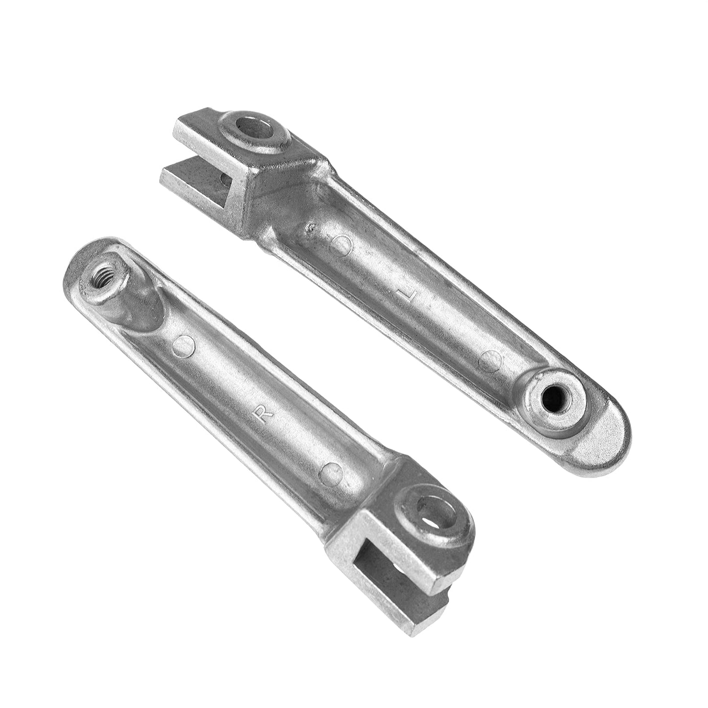 VPZMT Front Foot Pegs Fits for 1998-2023 yamaha YZF R1, 2015-2023 R1S/R1M, 1999-2020 R6, 2003-2009 R6S (Front-White)