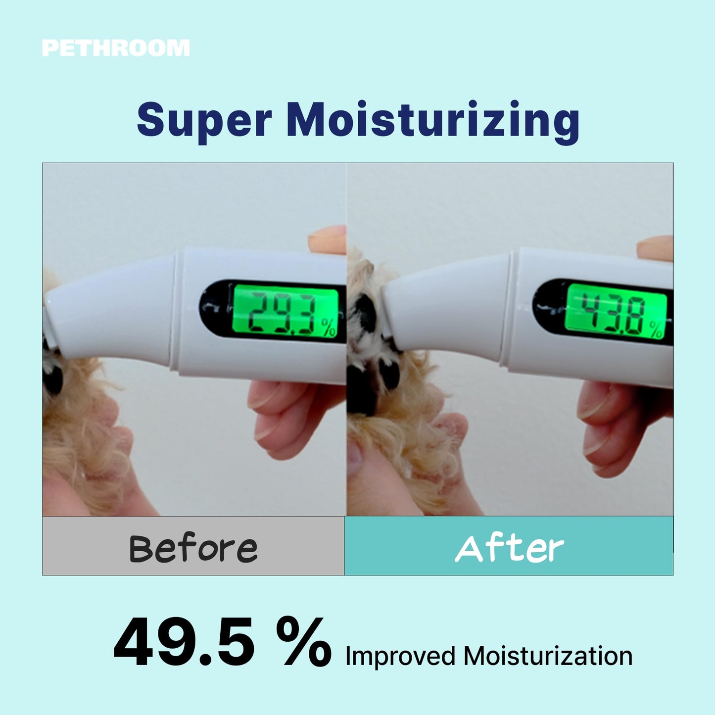 [PETHROOM] No-Rinse Paw Cleaner for Dogs & Cats | Portable, Quick Drying & Non-Sticky | Puppy Paw Washer with Soft Silicone Bristle | Deodorizing, Moisturizing, Allergy-Free Fragrance 2.87 fl oz.