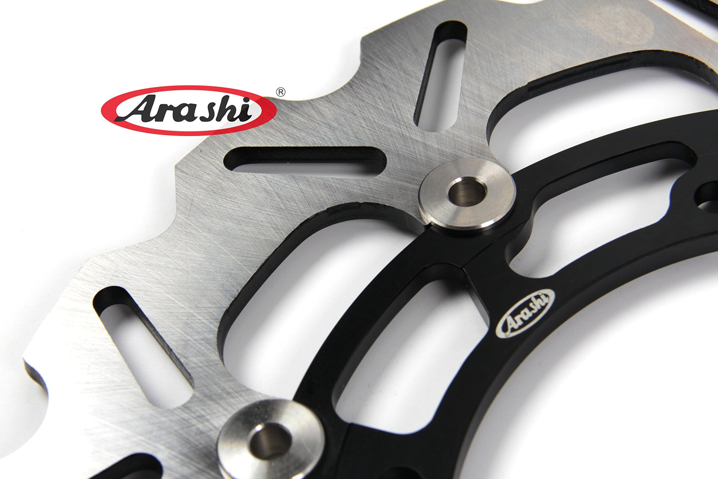 Arashi Front Rear Brake Disc Rotors for Yamaha YZF R6 2005-2016 Motorcycle Replacement Accessories YZF-R6 2006 2007 2008 2009 2010 2011 2012 2013 2014 2015 Black YZF-R1