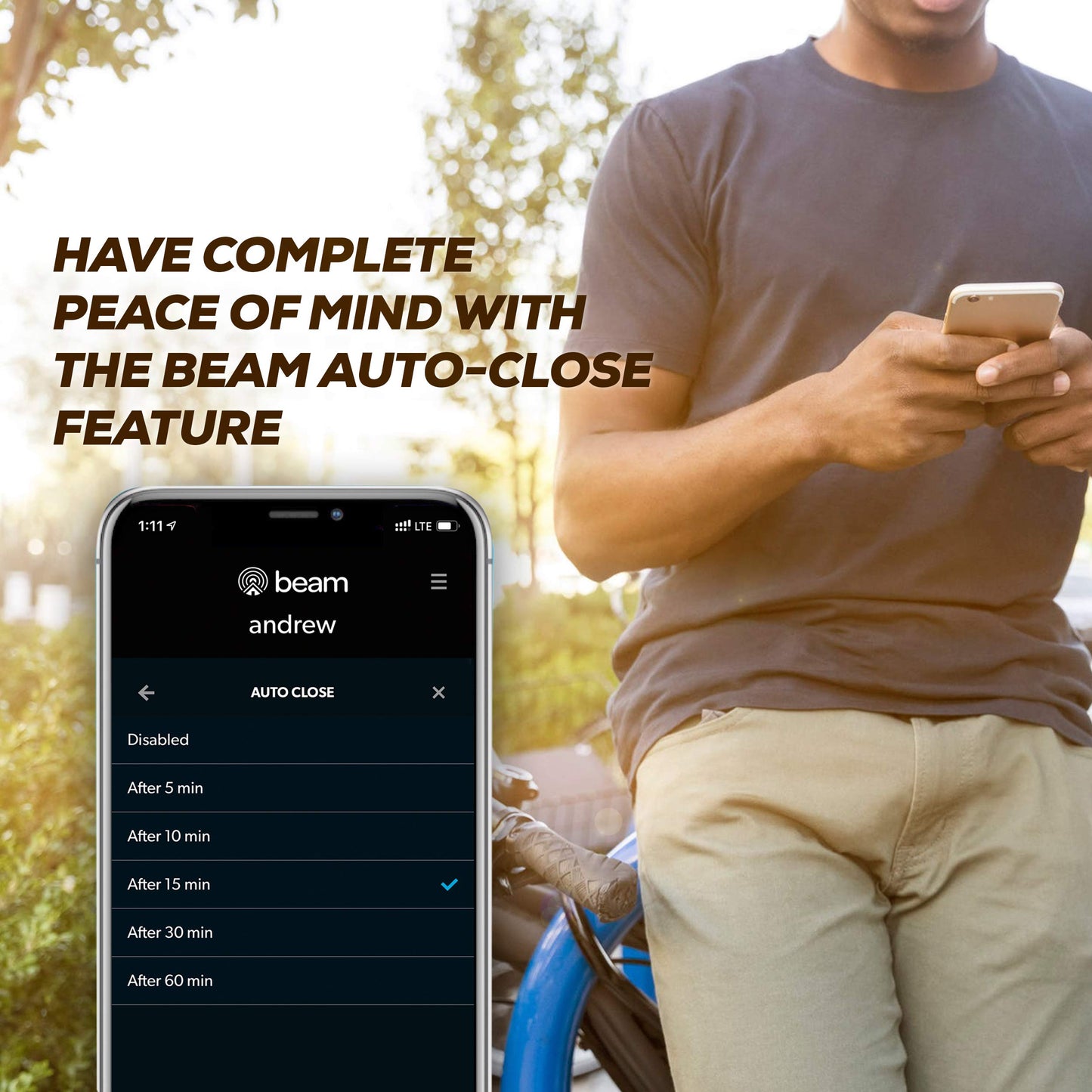beamUP Sentry BU400 Smart Garage Door Opener, Heavy-Duty 3/4 Horsepower Equivalent DC Motor, Integrated Edge-to-Edge 3000-Lumen LED, with Beam Home App for Smart Garage Control, White