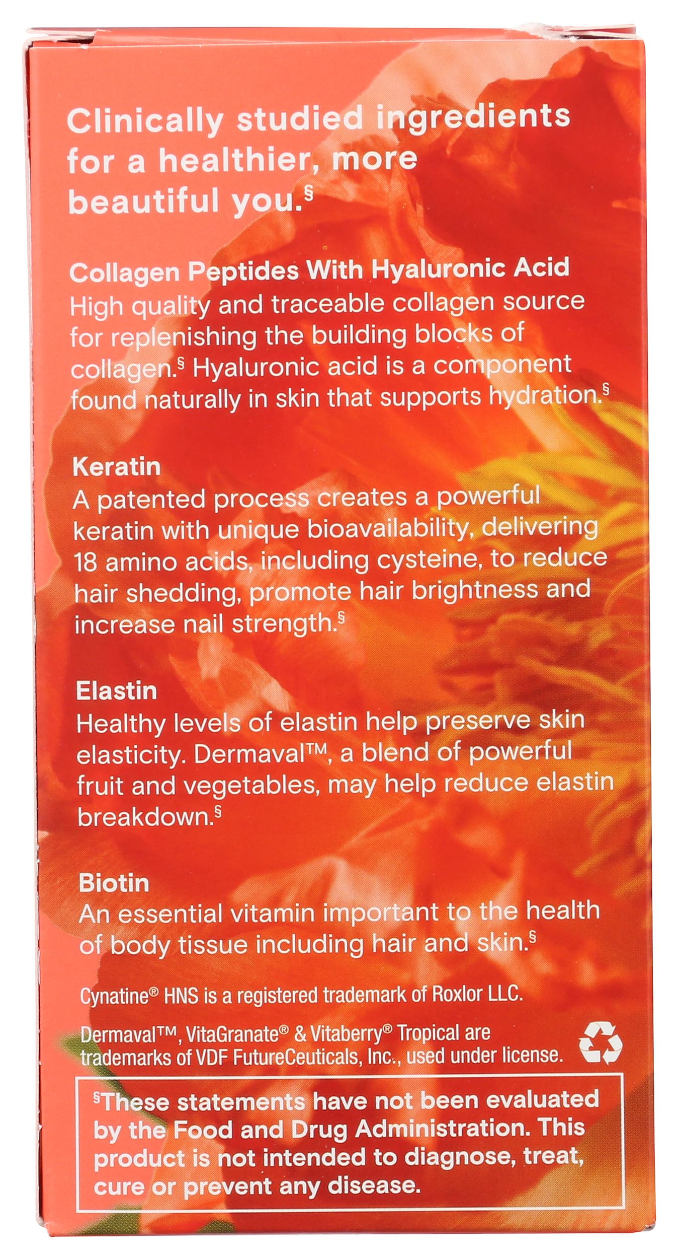 Reserveage Nutrition - Tres Beauty 3 - Supplement for Hair Growth, Skin Care & Nail Care - Collagen Supplement with Keratin & Biotin - Gluten Free - 90 Capsules (30 Servings)