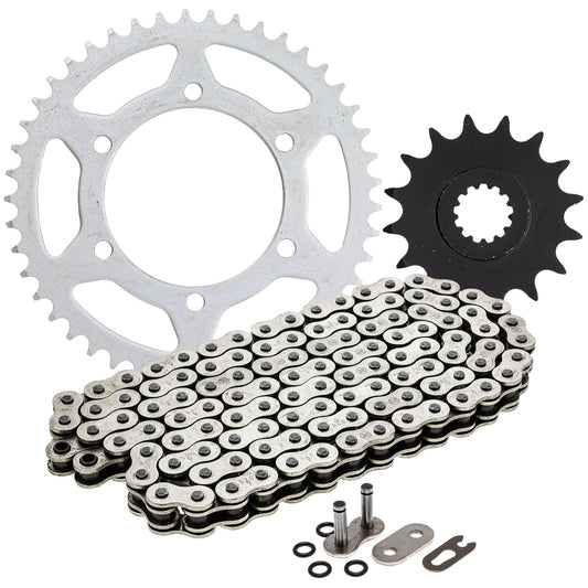 NICHE Drive Sprocket Chain Combo for Yamaha YZF-R6 Front 16 Rear 45 Tooth 520V O-Ring 114 Links