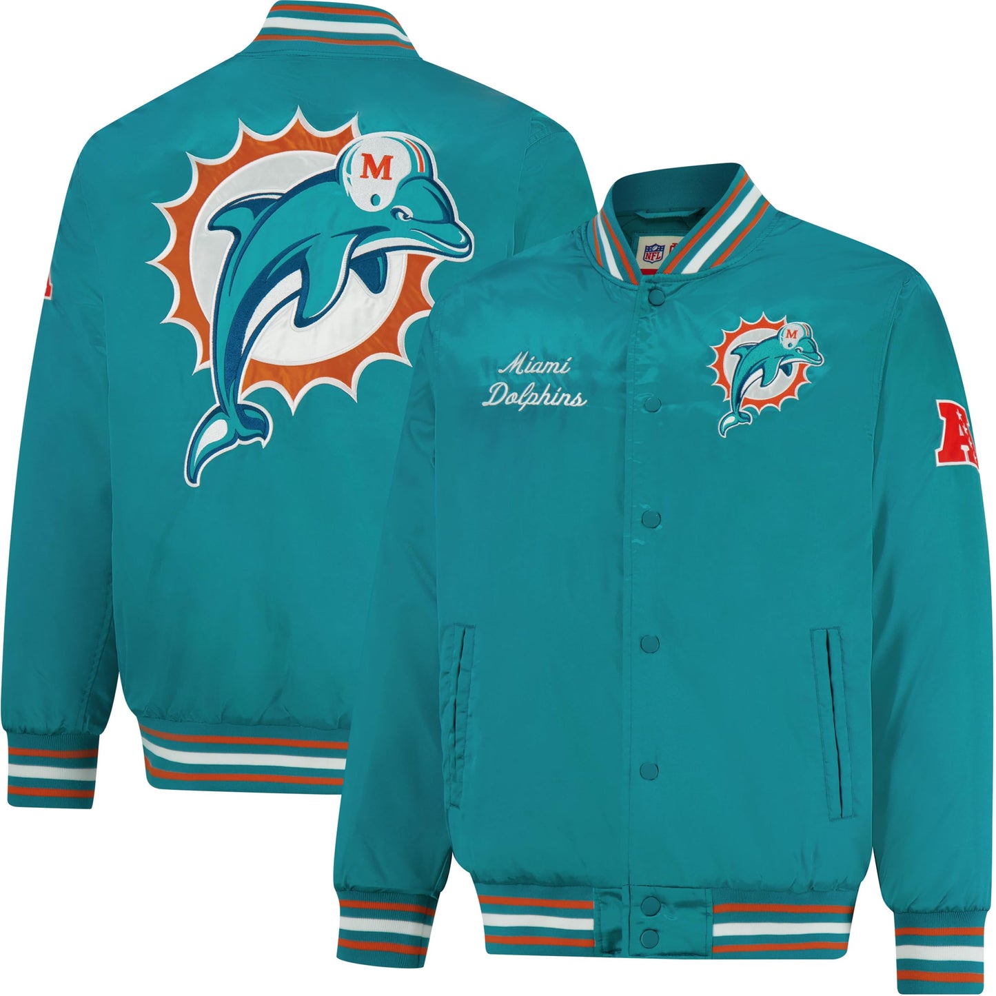 Ultra Game Men's Standard Supreme Satin Heritage Jacket, Large