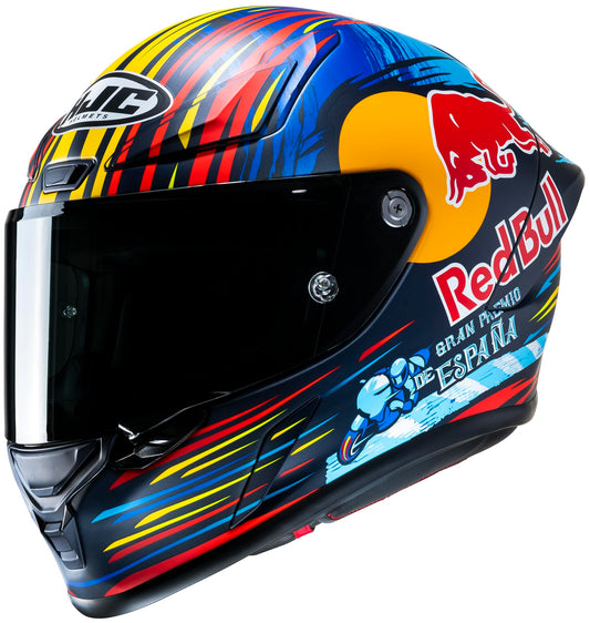 HJC RPHA 1N Jerez Red Bull Adult Street Motorcycle Helmet - MC-21SF / Medium