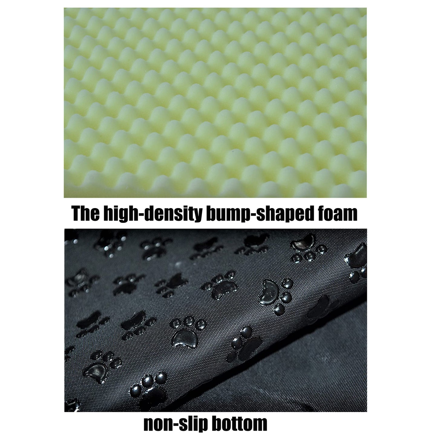 Dog Bed,2 Ways to Use,Indoor Pet House with Fluffy Mat,Removable and Washable Cover,Splash-Proof House and Non-Slip Bottom,for Large Dogs(2XL Star)