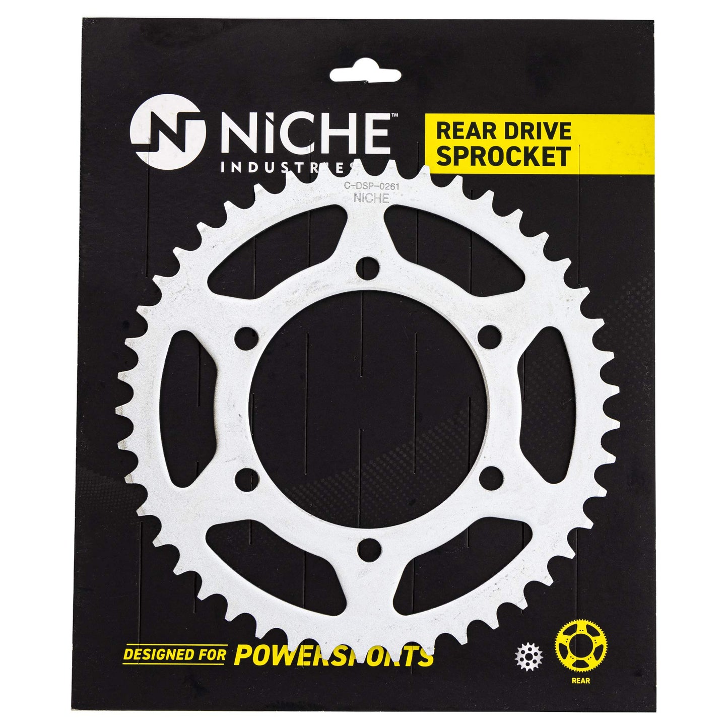 NICHE Drive Sprocket Chain Combo for Yamaha YZF-R6 Front 16 Rear 45 Tooth 520V O-Ring 114 Links