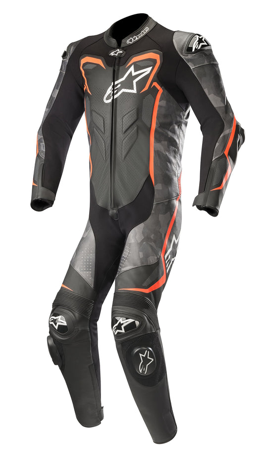 Alpinestars Men's Suit (Black/Red, Size 52), 1 Pack